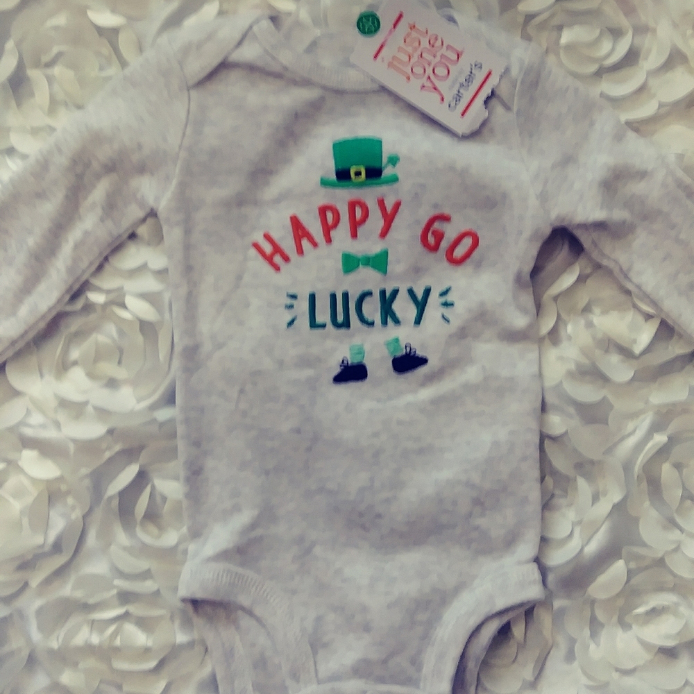 Carter's St. Patty's Day onesie (3m)